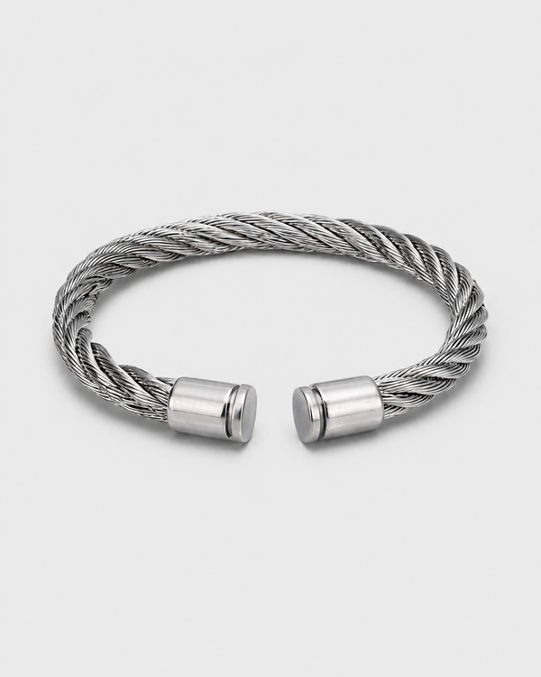Men's Braided Stainless Steel Bracelet