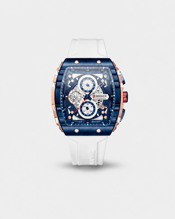 CURREN Men's Square Chronograph Waterproof Watch