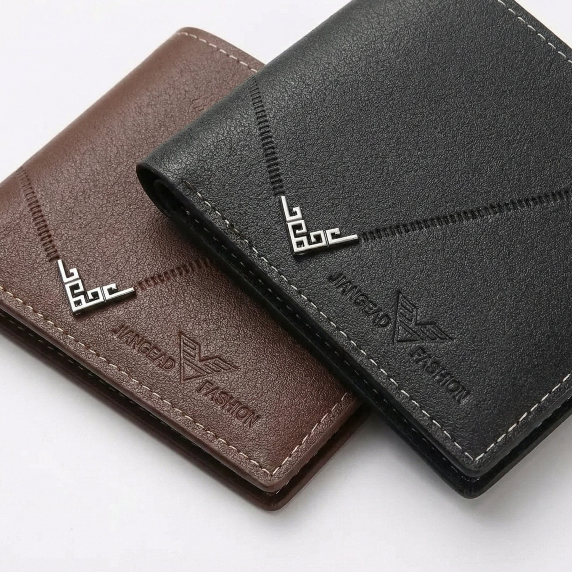 Men’s Slim Leather Wallet For Men – Money Clip & Multi Card Holder