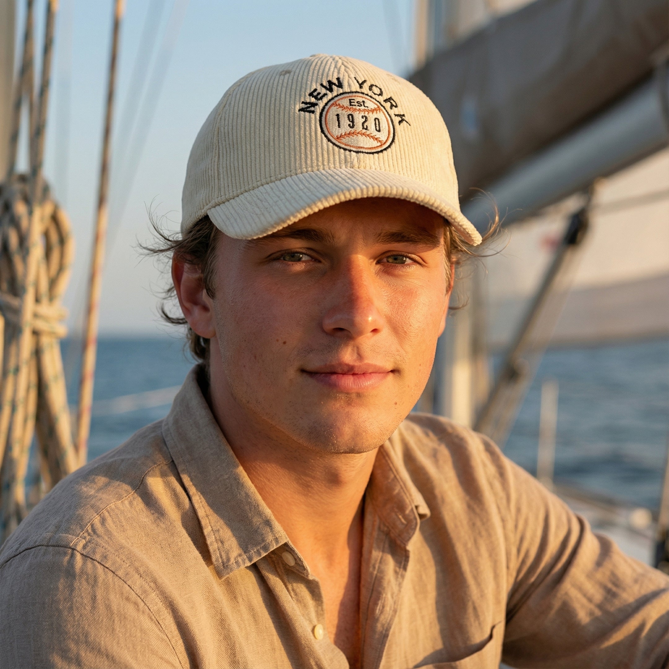 Vintage 1920 Corduroy Baseball Cap For Men – Retro Style