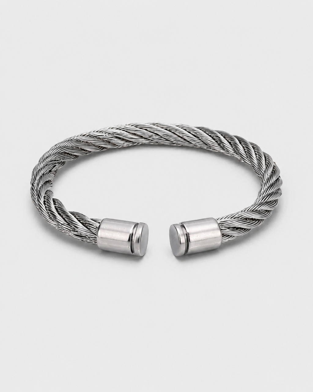 Men's Braided Stainless Steel Bracelet