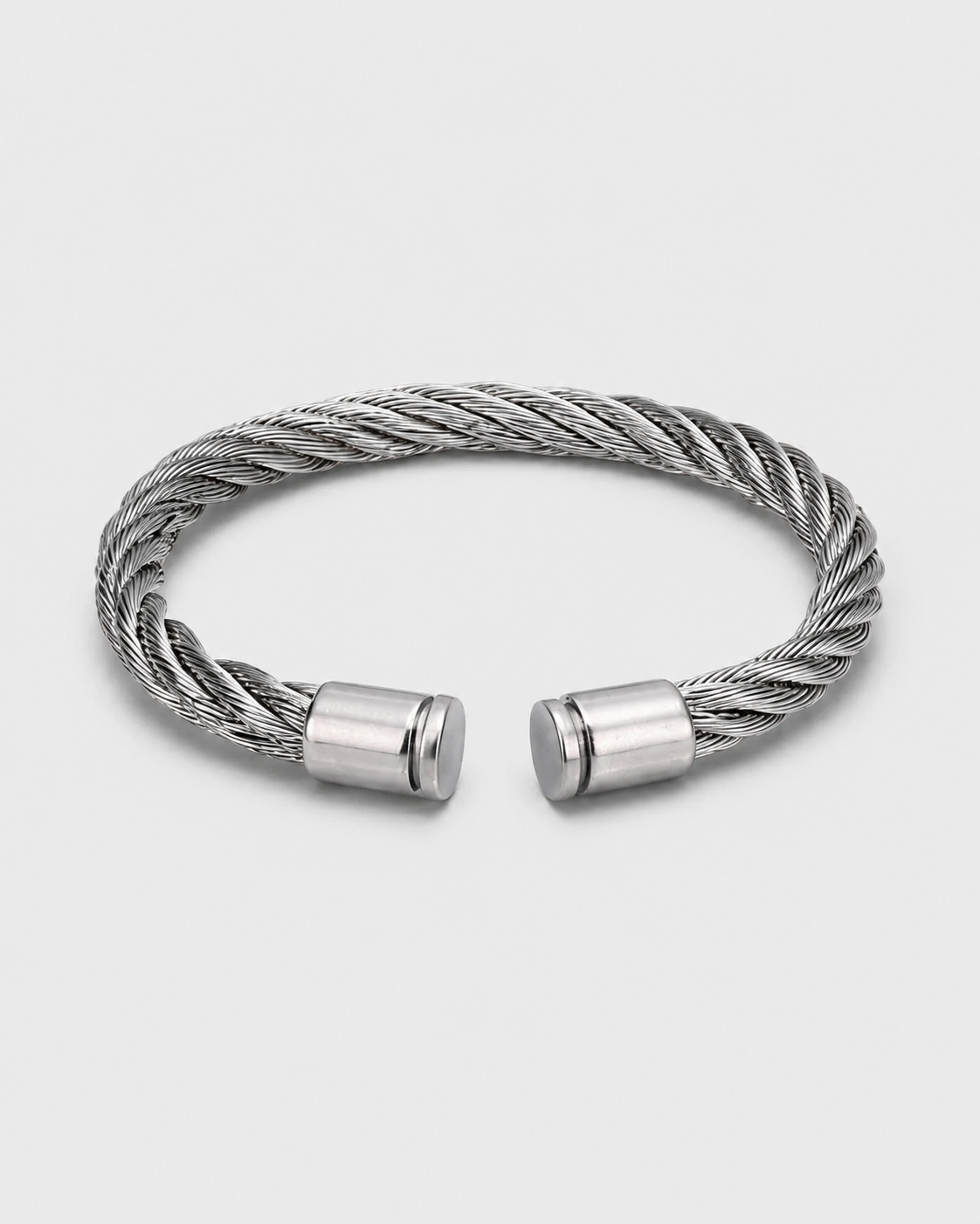 Men's Braided Stainless Steel Bracelet