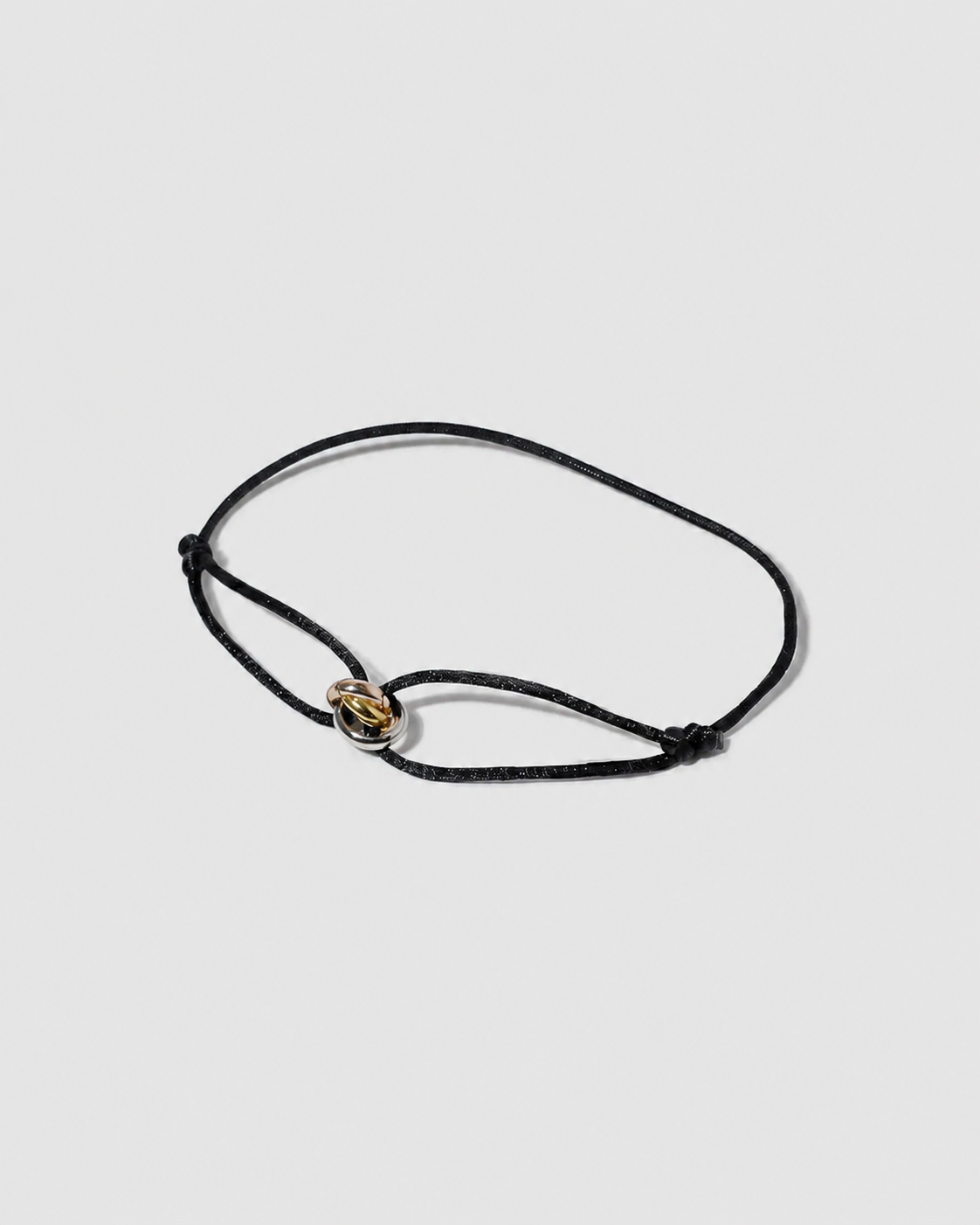 Pulseira Preta Liora para Homem – Corda Ajustável
