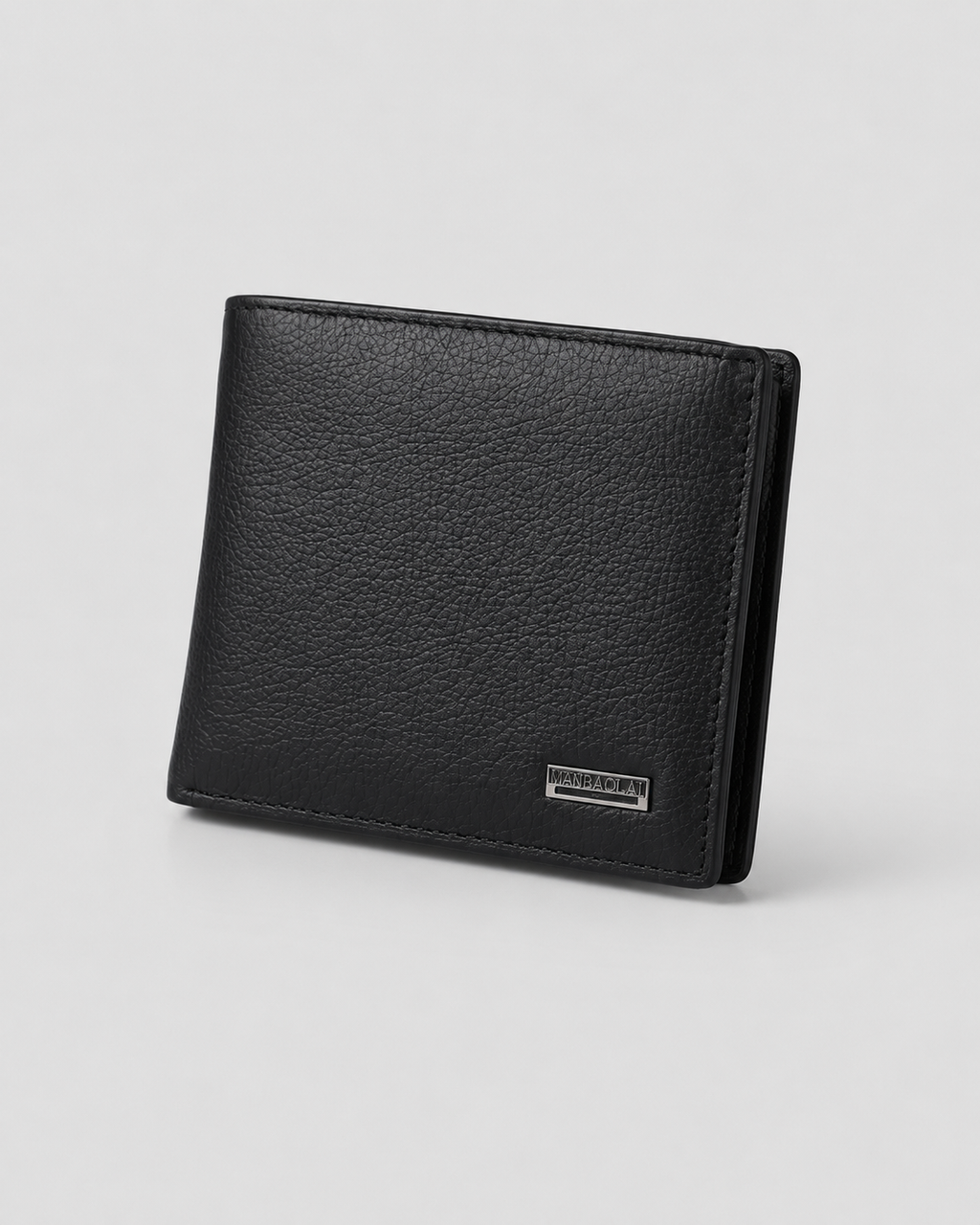 Men's Genuine Leather Wallet – Real Bovine Leather, Short Style