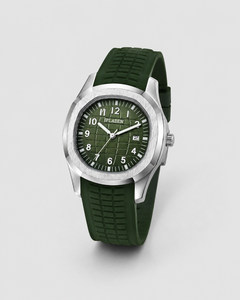 Relógio Esportivo Aquattico 42mm para Homem – Pulseira de Borracha Resistente, à Prova d'Água