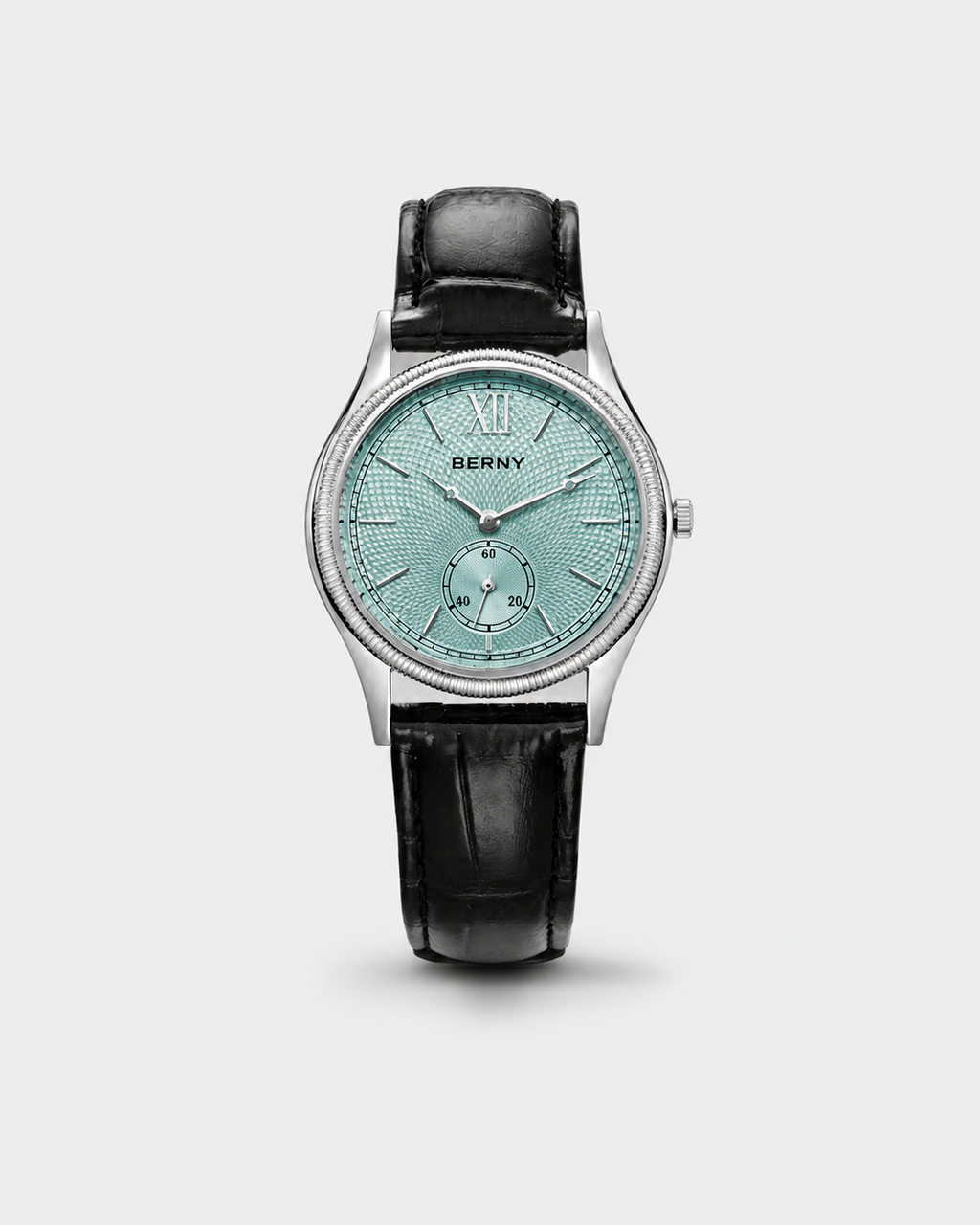 Relógio Slim Vittorio para Homem – Clássico 36mm Quartzo com Pulseira de Couro (Cópia)