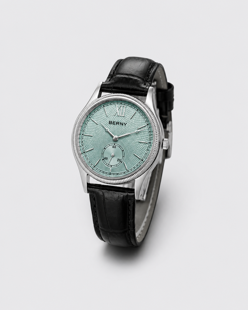 Relógio Slim Vittorio para Homem – Clássico 36mm Quartzo com Pulseira de Couro (Cópia)