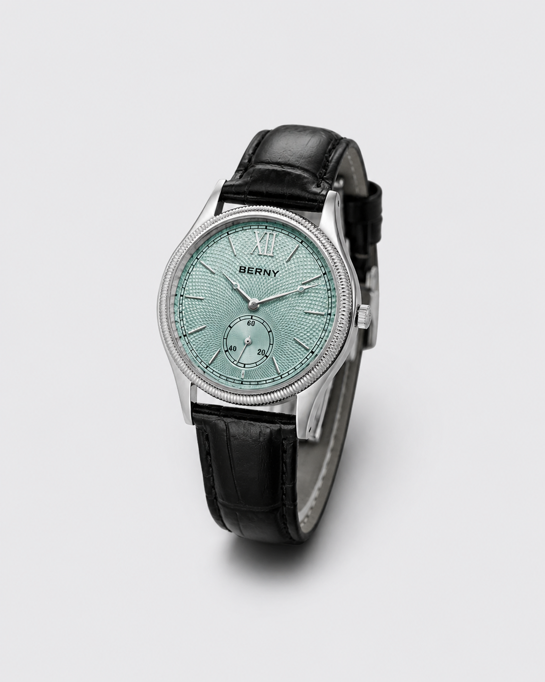Relógio Slim Vittorio para Homem – Clássico 36mm Quartzo com Pulseira de Couro (Cópia)