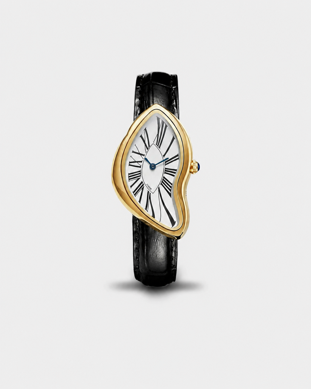 Relógio Cartti Surreal Melting para Homem – Aço Inoxidável Artístico Dourado ou Prateado