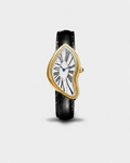 Relógio Cartti Surreal Melting para Homem – Aço Inoxidável Artístico Dourado ou Prateado