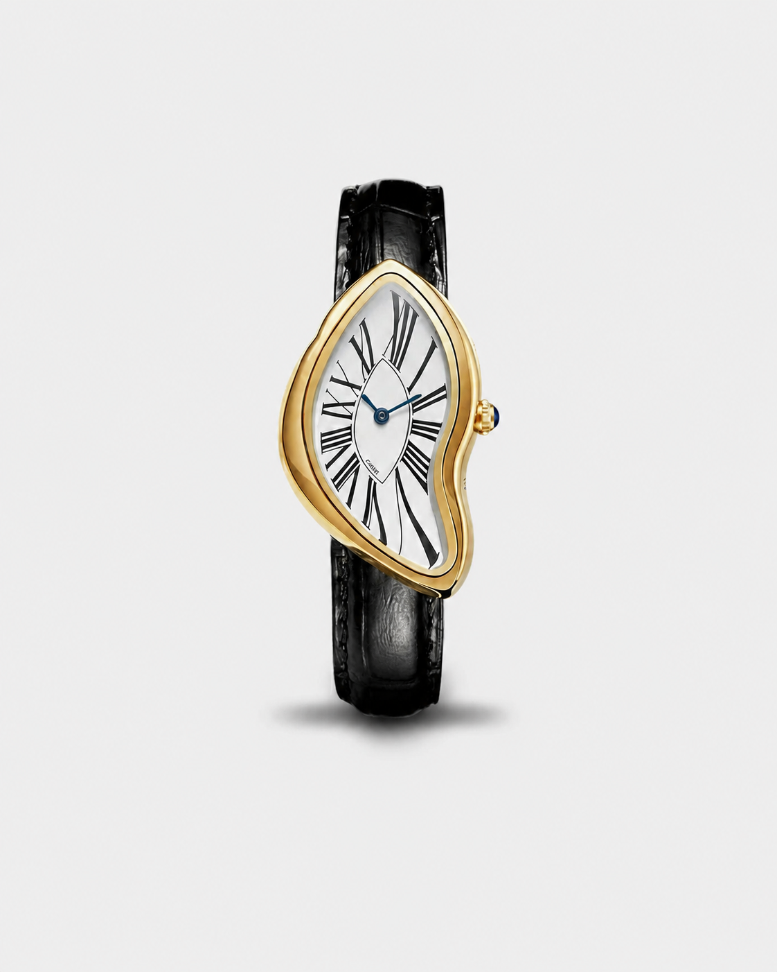 Relógio Cartti Surreal Melting para Homem – Aço Inoxidável Artístico Dourado ou Prateado