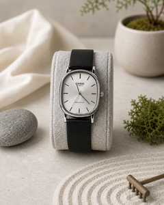 Casio Quartz Couro