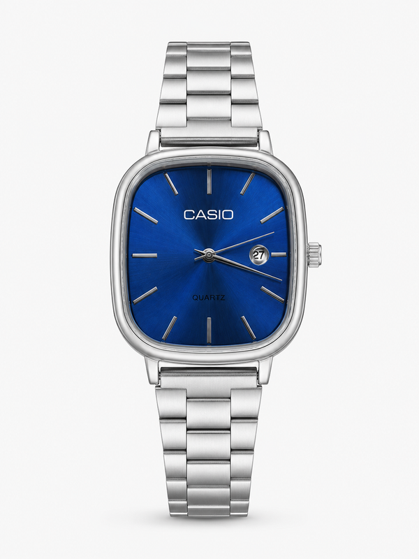 Casio Quartz Square Case – Steel Bracelet.
