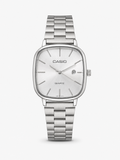 Casio Quartz Caixa Quadrada – Pulseira de Aço.