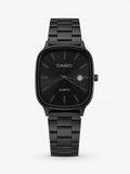 Casio Quartz Caixa Quadrada – Pulseira de Aço.