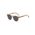 Mahomes Classic Round Polarised Sunglasses - Gold Metal Frame for Men