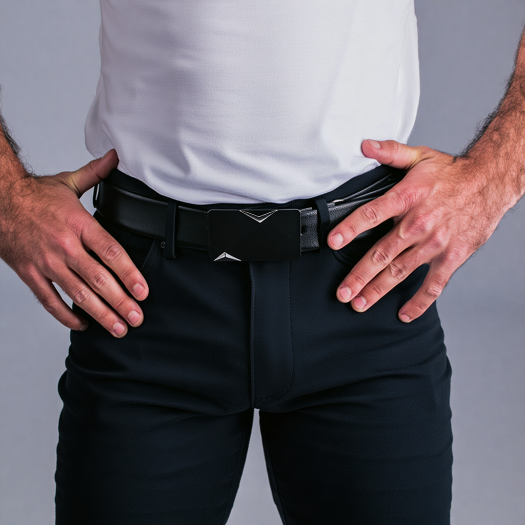 Leather belt