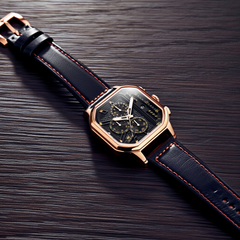 Leather Strap Watch