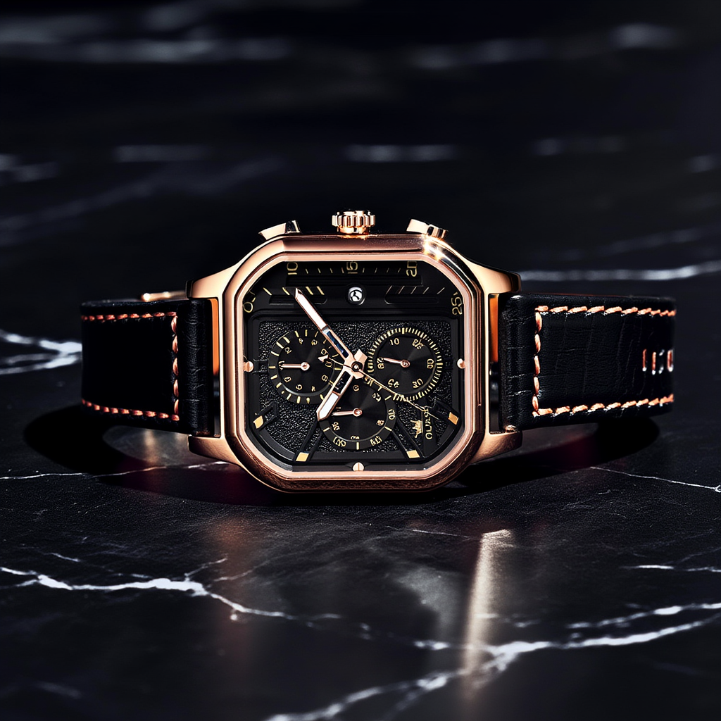 Leather Strap Watch