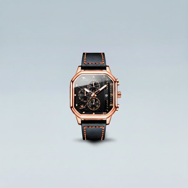 Leather Strap Watch