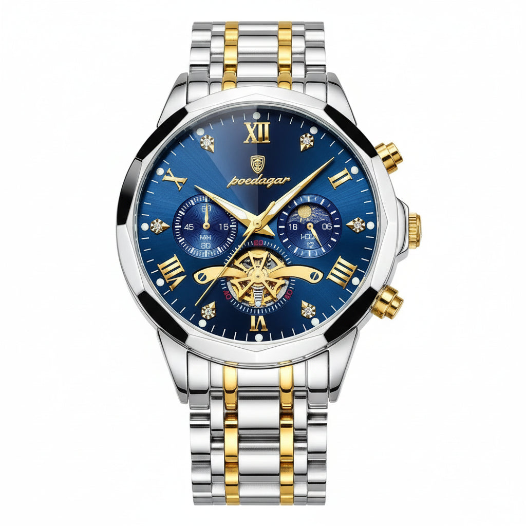 stainless steel watch