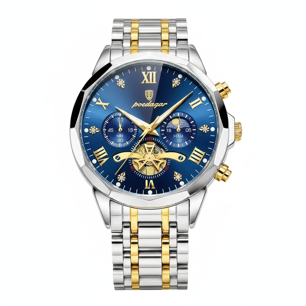 stainless steel watch