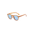 Mahomes Classic Round Polarised Sunglasses - Gold Metal Frame for Men