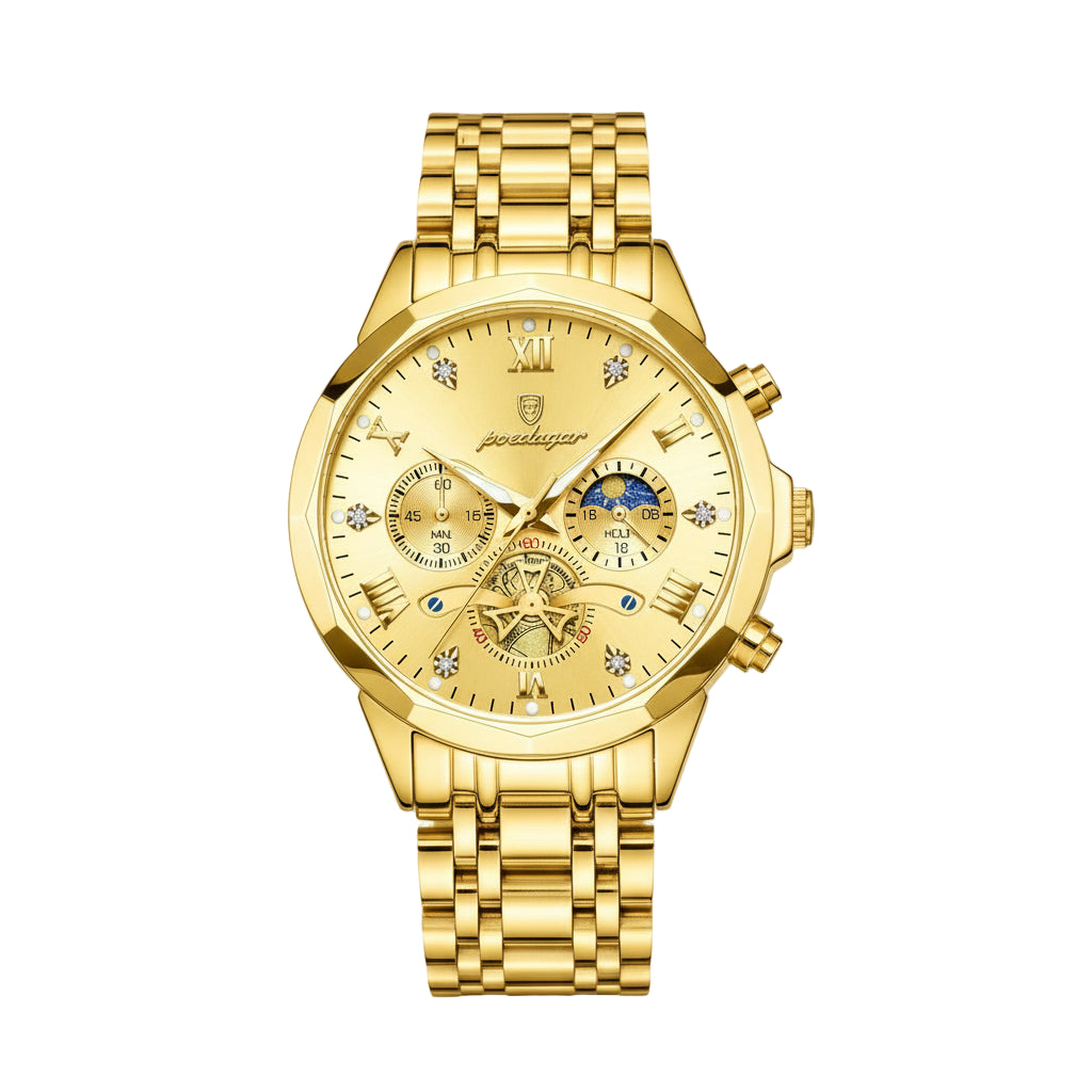 stainless steel watch