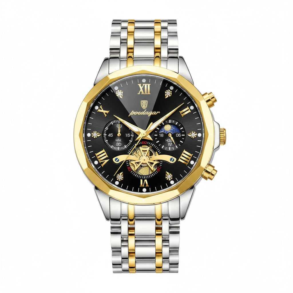 stainless steel watch