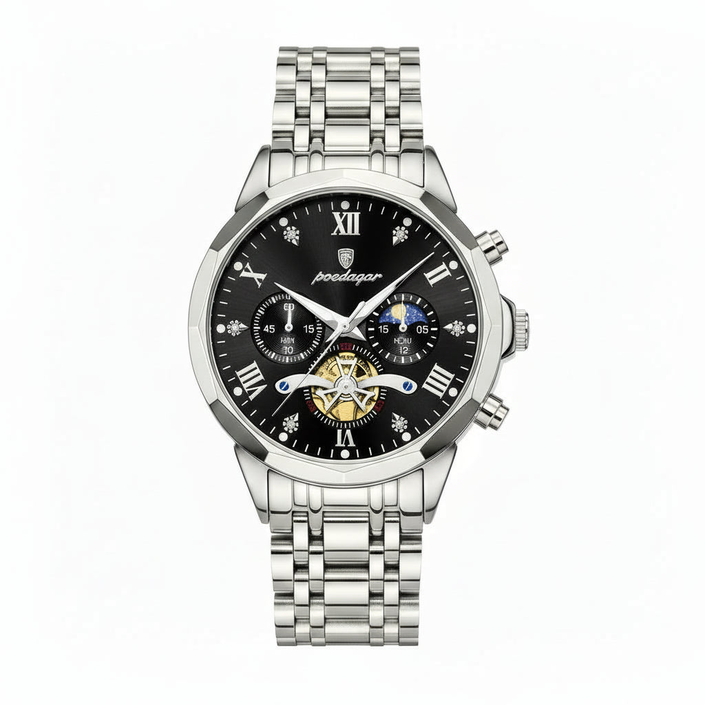 stainless steel watch