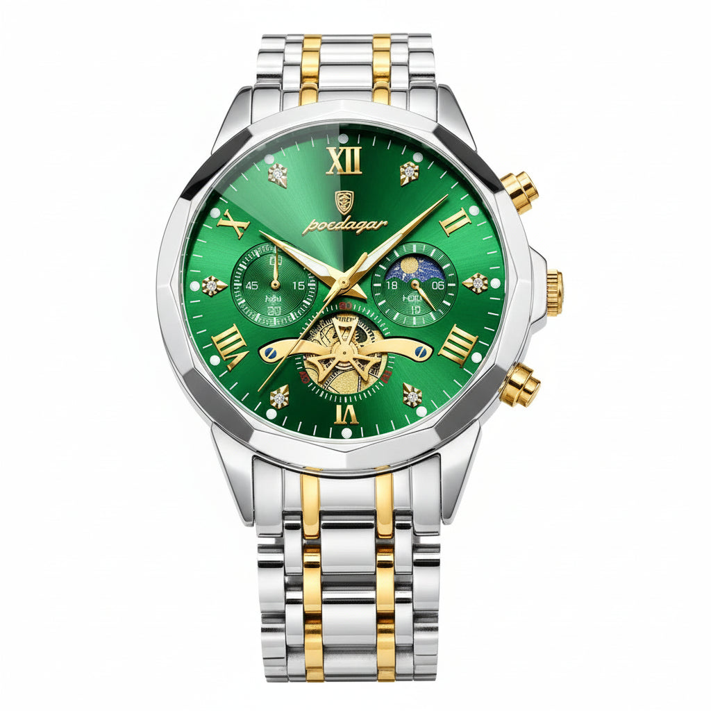 stainless steel watch