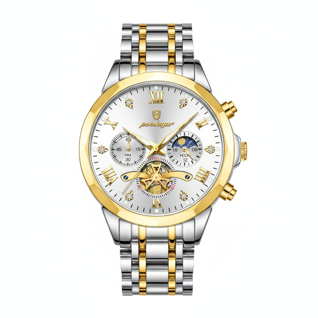 stainless steel watch