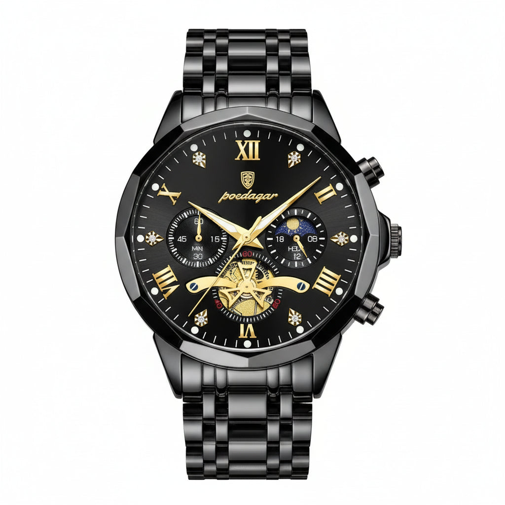 stainless steel watch