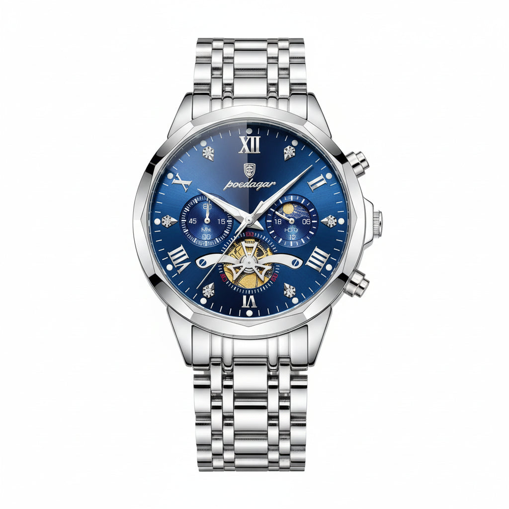 stainless steel watch