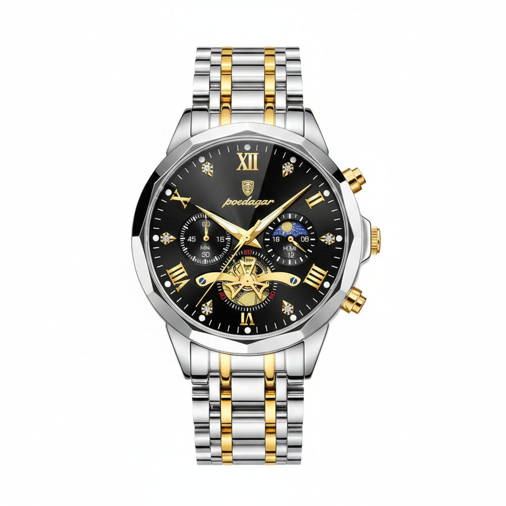 stainless steel watch