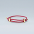 Vénir Men’s Rope Bracelet – Red Adjustable Design