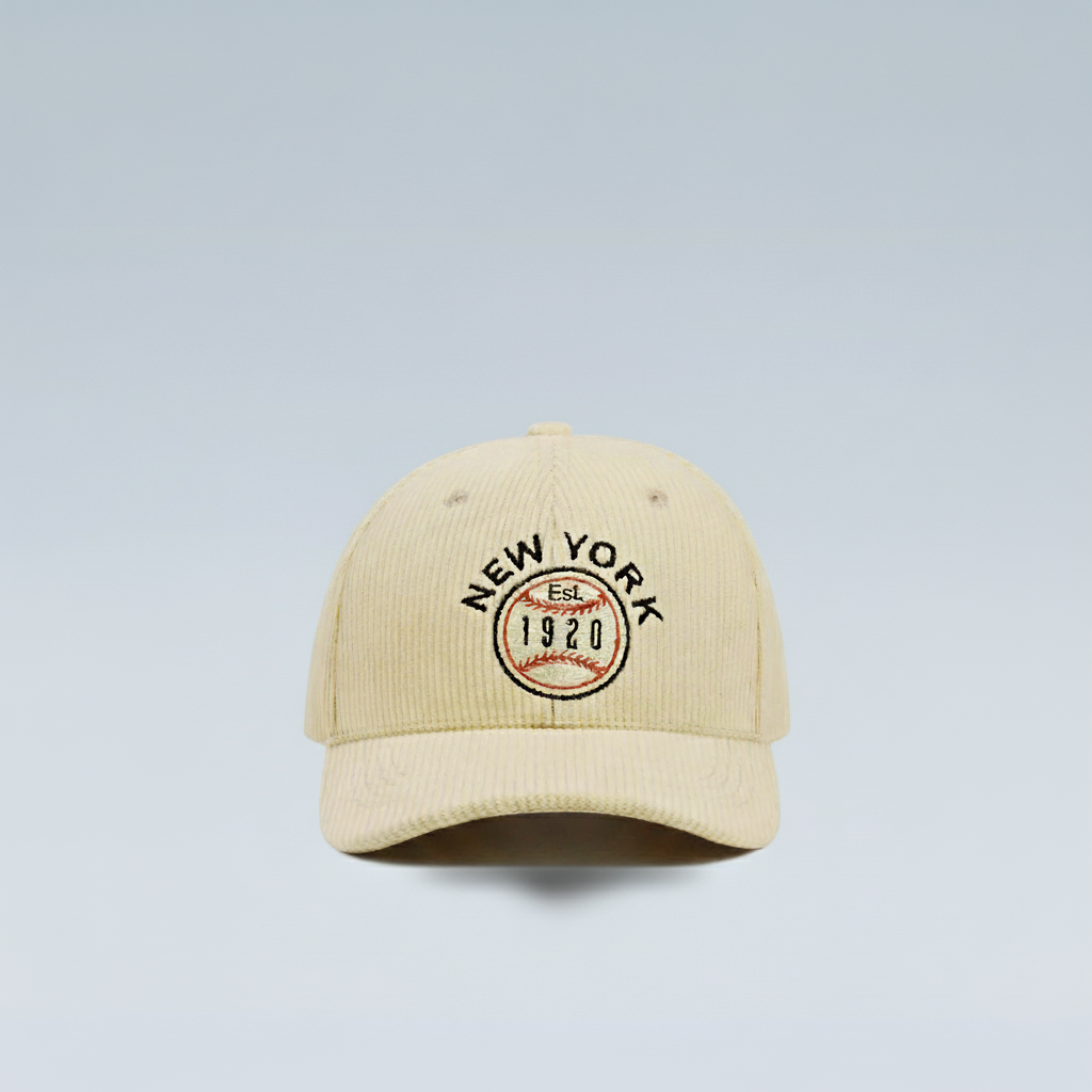 Vintage 1920 Corduroy Baseball Cap For Men – Retro Style