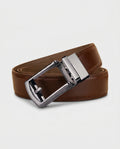 OYIFAN Men's Adjustable Leather Belt – Stylish and Comfortable