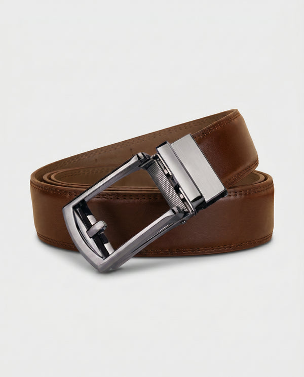 OYIFAN Men's Adjustable Leather Belt – Stylish and Comfortable